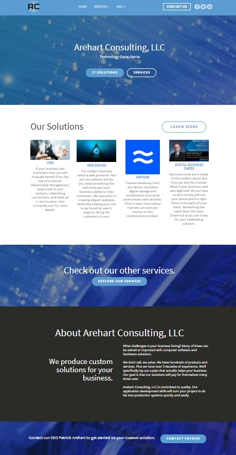 Arehart Consulting, LLC in progress